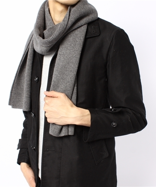 TOMMY HILFIGER（トミーヒルフィガー）の「JAMES LW BASIC SCARF（マフラー・メンズ・ブラック/グレー/ネイビー/レッド・ONE SIZE）」の7枚目の写真