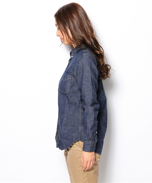 BEAMS BOY（ビームスボーイ）の「orslow / DENIM B.D（シャツ/ブラウス・レディース・インディゴブルー・ONE SIZE）」の9枚目の写真