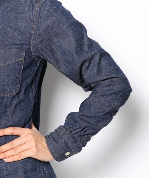 BEAMS BOY（ビームスボーイ）の「orslow / DENIM B.D（シャツ/ブラウス・レディース・インディゴブルー・ONE SIZE）」の2枚目の写真