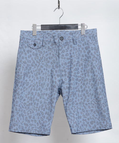 HAMNETT（ハムネット）の「【HAMNETT】 レオパードプリントオックス / ショートパンツ（スラックス・メンズ・ネイビー/ホワイト・LL/M/L）」の9枚目の写真