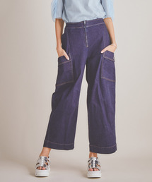 MUVEIL WORK | 【MUVEIL WORK】ボリュームデニムパンツ(デニムパンツ)