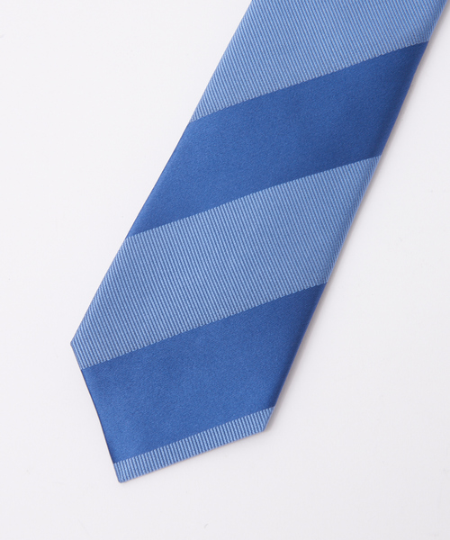 ABAHOUSE（アバハウス）の「【Recency of Mine】2段ストライプタイ（ネクタイ・メンズ・ブルー/ワイン・フリー）」の4枚目の写真