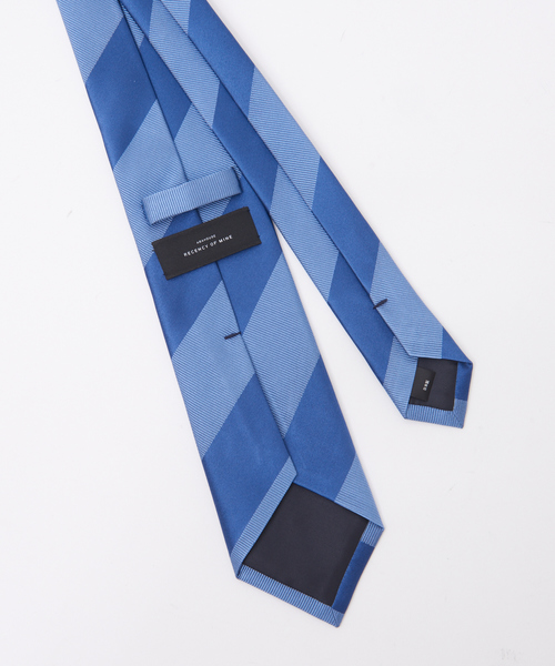 ABAHOUSE（アバハウス）の「【Recency of Mine】2段ストライプタイ（ネクタイ・メンズ・ブルー/ワイン・フリー）」の5枚目の写真