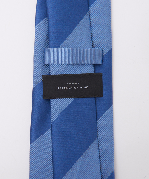ABAHOUSE（アバハウス）の「【Recency of Mine】2段ストライプタイ（ネクタイ・メンズ・ブルー/ワイン・フリー）」の6枚目の写真