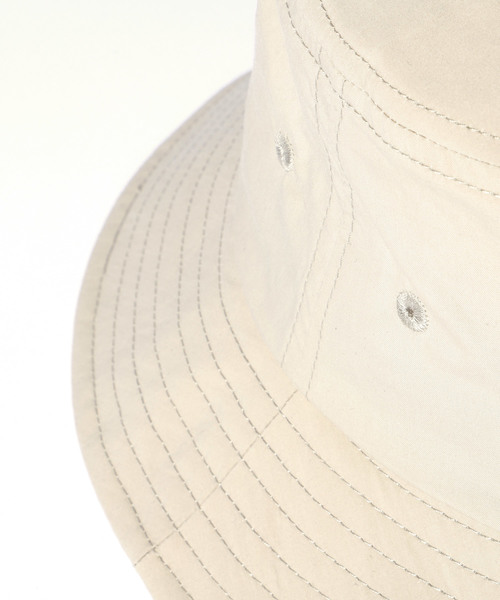 EMMA CLOTHES(エマクローズ)の「CORDURA BUCKET HAT/コーデュラ バケットハット(ハット・メンズ・ホワイト/ブラック/ベージュ/ブルー・FREE)」の9枚目の写真