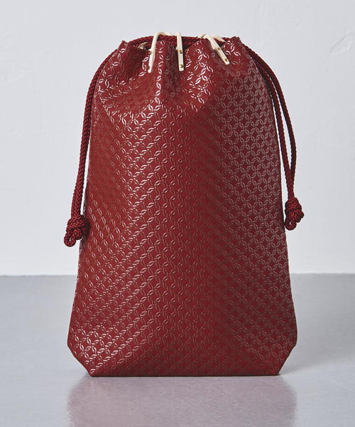 UNITED ARROWS（ユナイテッドアローズ）の「＜印傳屋＞ 合切袋 輪繋ぎ◆（その他小物・メンズ・レッド/ブラック/ネイビー・FREE）」の3枚目の写真