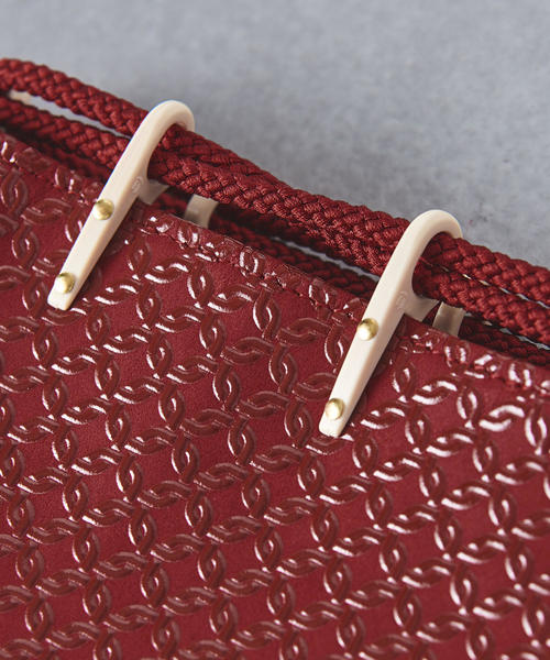 UNITED ARROWS（ユナイテッドアローズ）の「＜印傳屋＞ 合切袋 輪繋ぎ◆（その他小物・メンズ・レッド/ブラック/ネイビー・FREE）」の7枚目の写真