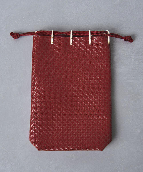 UNITED ARROWS（ユナイテッドアローズ）の「＜印傳屋＞ 合切袋 輪繋ぎ◆（その他小物・メンズ・レッド/ブラック/ネイビー・FREE）」の8枚目の写真