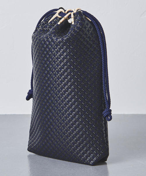 UNITED ARROWS（ユナイテッドアローズ）の「＜印傳屋＞ 合切袋 輪繋ぎ◆（その他小物・メンズ・レッド/ブラック/ネイビー・FREE）」の18枚目の写真