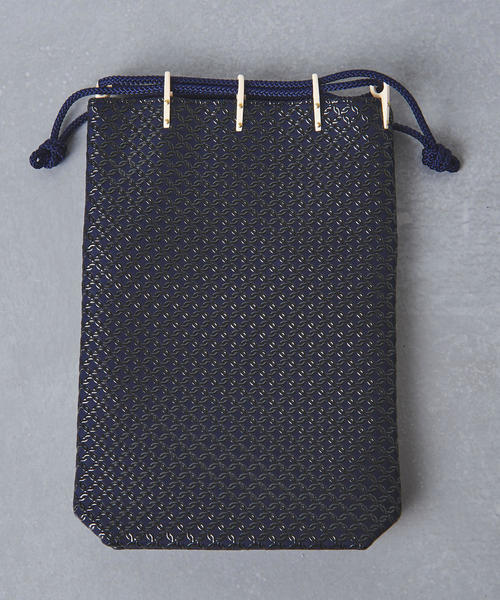 UNITED ARROWS（ユナイテッドアローズ）の「＜印傳屋＞ 合切袋 輪繋ぎ◆（その他小物・メンズ・レッド/ブラック/ネイビー・FREE）」の21枚目の写真