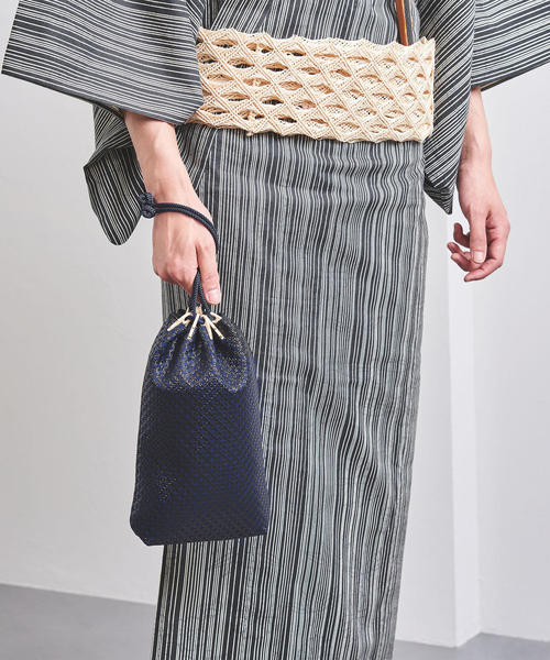 UNITED ARROWS（ユナイテッドアローズ）の「＜印傳屋＞ 合切袋 輪繋ぎ◆（その他小物・メンズ・レッド/ブラック/ネイビー・FREE）」の14枚目の写真