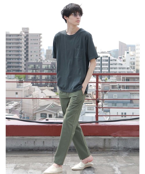 CRAFT STANDARD BOUTIQUE（クラフトスタンダードブティック）の「ドロストイージーパンツ●（その他パンツ・メンズ・ネイビー/カーキ/ベージュ系その他・LL/S/M/L）」の5枚目の写真