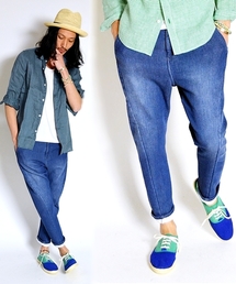 SHIPS JET BLUE | JB: ニットデニム/テーパードパンツ 14SS<バイオウォッシュ>(その他パンツ)