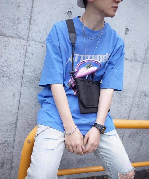 rovtski（ロフトスキー）の「THE BAG CLUB SAQOSH/クラブサコッシュ（ショルダーバッグ・メンズ・ブラック/レッド/ブルー・FREE）」の12枚目の写真