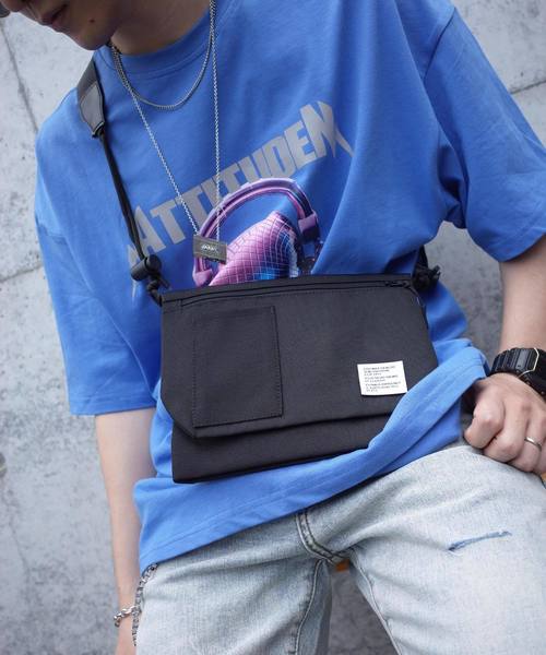 rovtski（ロフトスキー）の「THE BAG CLUB SAQOSH/クラブサコッシュ（ショルダーバッグ・メンズ・ブラック/レッド/ブルー・FREE）」の11枚目の写真