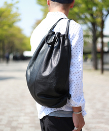 And A | ｜レザーナップサック/T0404(バックパック/リュック)