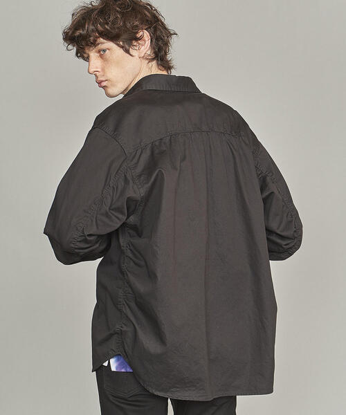 BEAUTY&YOUTH UNITED ARROWS(ビューティーアンドユースユナイテッドアローズ)の「BY ブロークンツイル シャーリング オーバーサイズ シャツ(シャツ/ブラウス・メンズ・ブラック/オリーブ/マスタード・S/M/L/XL)」の19枚目の写真