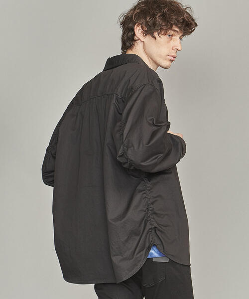 BEAUTY&YOUTH UNITED ARROWS(ビューティーアンドユースユナイテッドアローズ)の「BY ブロークンツイル シャーリング オーバーサイズ シャツ(シャツ/ブラウス・メンズ・ブラック/オリーブ/マスタード・S/M/L/XL)」の22枚目の写真