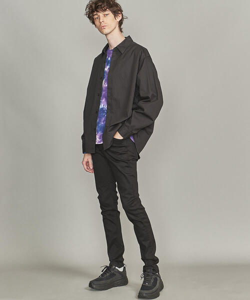 BEAUTY&YOUTH UNITED ARROWS(ビューティーアンドユースユナイテッドアローズ)の「BY ブロークンツイル シャーリング オーバーサイズ シャツ(シャツ/ブラウス・メンズ・ブラック/オリーブ/マスタード・S/M/L/XL)」の12枚目の写真