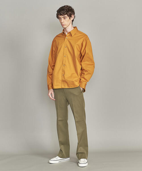 BEAUTY&YOUTH UNITED ARROWS(ビューティーアンドユースユナイテッドアローズ)の「BY ブロークンツイル シャーリング オーバーサイズ シャツ(シャツ/ブラウス・メンズ・ブラック/オリーブ/マスタード・S/M/L/XL)」の10枚目の写真