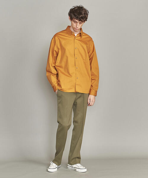 BEAUTY&YOUTH UNITED ARROWS(ビューティーアンドユースユナイテッドアローズ)の「BY ブロークンツイル シャーリング オーバーサイズ シャツ(シャツ/ブラウス・メンズ・ブラック/オリーブ/マスタード・S/M/L/XL)」の17枚目の写真