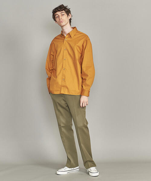BEAUTY&YOUTH UNITED ARROWS(ビューティーアンドユースユナイテッドアローズ)の「BY ブロークンツイル シャーリング オーバーサイズ シャツ(シャツ/ブラウス・メンズ・ブラック/オリーブ/マスタード・S/M/L/XL)」の7枚目の写真