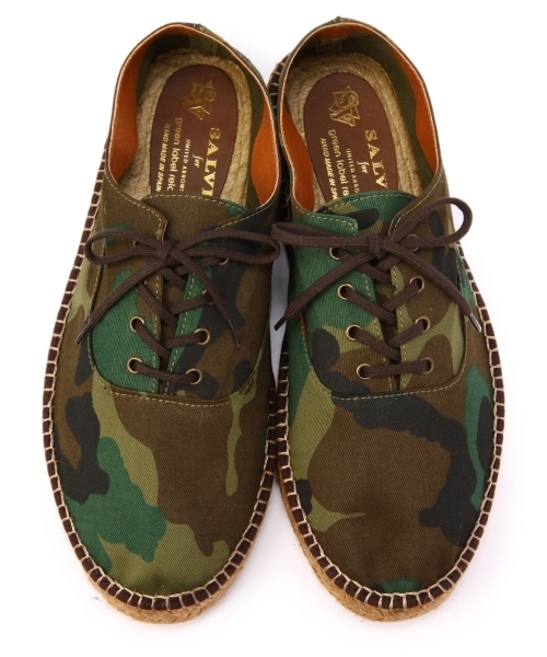 green label relaxing（グリーンレーベルリラクシング）の「［サルヴィ］ SALVI CAMO BALMORAL シューズ ◆（その他シューズ・メンズ・オリーブ・42/41/40）」の5枚目の写真