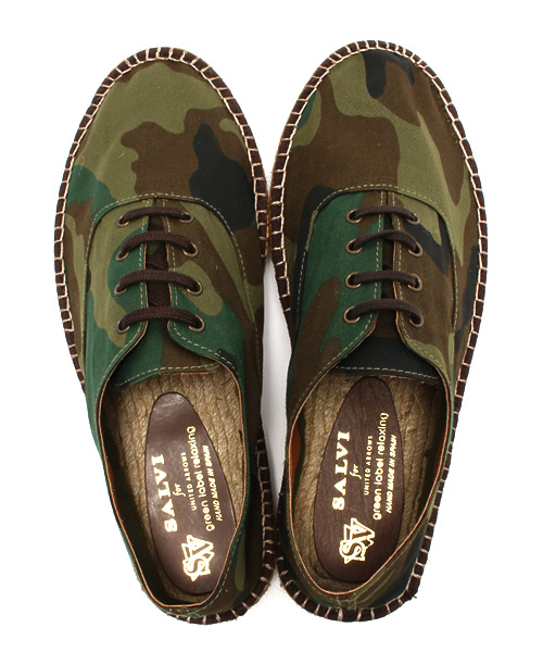 green label relaxing（グリーンレーベルリラクシング）の「［サルヴィ］ SALVI CAMO BALMORAL シューズ ◆（その他シューズ・メンズ・オリーブ・42/41/40）」の8枚目の写真