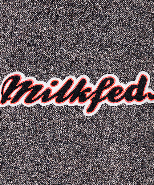 MILKFED.（ミルクフェド）の「MARBLE ZIP UP HOODY　（パーカー/ジップアップ/ワッペン）（パーカー・レディース・ピンク/ライトパープル/ネイビー・SMALL/MEDIUM）」の6枚目の写真