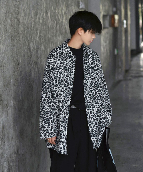 セール】【neos -addictive design-】ビッグシルエット レオパード