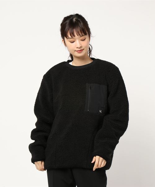 LAST CHANCE SPORTSWEAR（ラストチャンススポーツウェアー）の「【 LAST CHANCE / ラストチャンス 】RETRO BOA PULLOVER CREW（その他アウター・レディース・ライトブラウン/その他/ベージュ/イエロー/ブラック・XL/M/L/S）」の2枚目の写真
