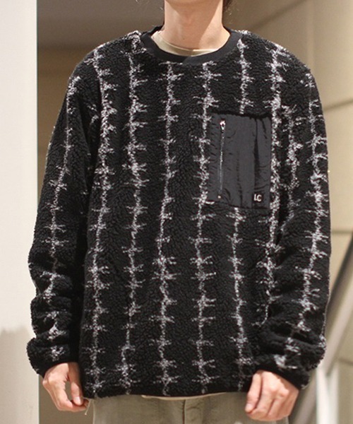 LAST CHANCE SPORTSWEAR（ラストチャンススポーツウェアー）の「【 LAST CHANCE / ラストチャンス 】RETRO BOA PULLOVER CREW（その他アウター・レディース・ライトブラウン/その他/ベージュ/イエロー/ブラック・XL/M/L/S）」の5枚目の写真