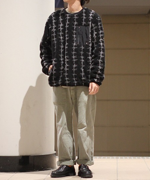 LAST CHANCE SPORTSWEAR（ラストチャンススポーツウェアー）の「【 LAST CHANCE / ラストチャンス 】RETRO BOA PULLOVER CREW（その他アウター・レディース・ライトブラウン/その他/ベージュ/イエロー/ブラック・XL/M/L/S）」の10枚目の写真