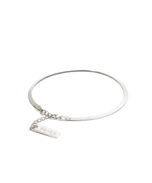 YArKA（ヤーカ）の「【YArKA/ヤーカ】silver925 flat chain anklet[SNK]/フラットチェーンアンクレット シルバー925（アンクレット・レディース・シルバー・FREE）」の5枚目の写真