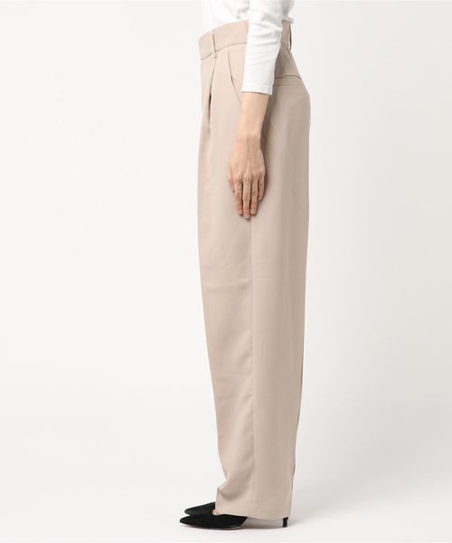 Aunt Marie's（アントマリーズ）の「AUNT MARIE'S ジョーゼットタックパンツ（その他パンツ・レディース・ブラック/ベージュ/カーキ・SMALL/MEDIUM）」の5枚目の写真