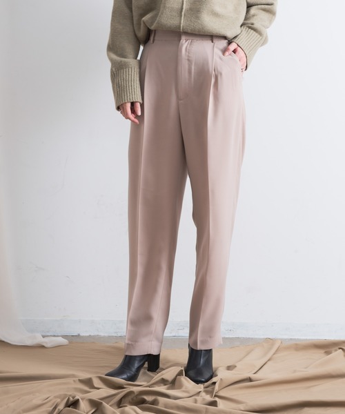 Aunt Marie's（アントマリーズ）の「AUNT MARIE'S ジョーゼットタックパンツ（その他パンツ・レディース・ブラック/ベージュ/カーキ・SMALL/MEDIUM）」の17枚目の写真