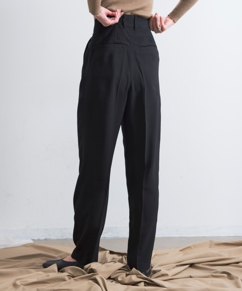 Aunt Marie's（アントマリーズ）の「AUNT MARIE'S ジョーゼットタックパンツ（その他パンツ・レディース・ブラック/ベージュ/カーキ・SMALL/MEDIUM）」の18枚目の写真