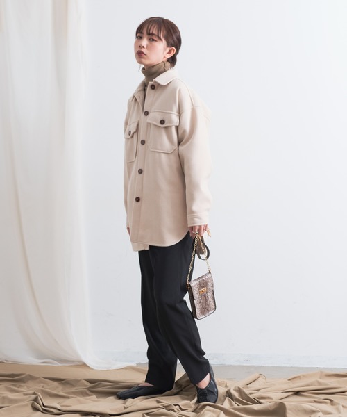 Aunt Marie's（アントマリーズ）の「AUNT MARIE'S ジョーゼットタックパンツ（その他パンツ・レディース・ブラック/ベージュ/カーキ・SMALL/MEDIUM）」の7枚目の写真