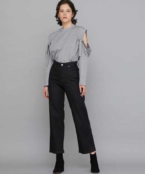 FACTOTUM（ファクトタム）の「【FACTOTUM(ファクトタム)】《STUDIOUS別注》ストレートデニムパンツ（デニムパンツ・レディース・ブルー/ブラック/ホワイト・38/36/34）」の14枚目の写真