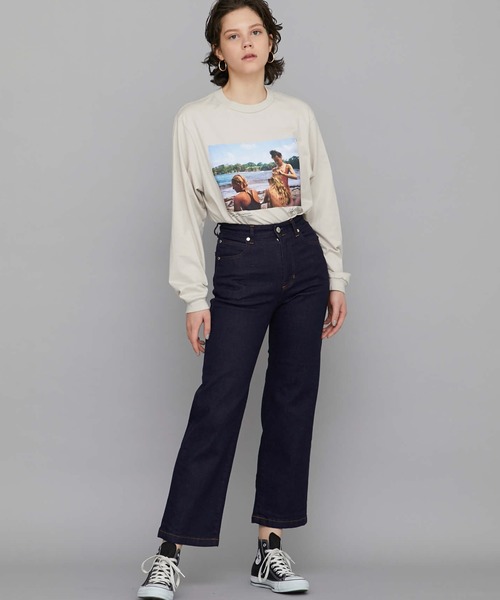 FACTOTUM（ファクトタム）の「【FACTOTUM(ファクトタム)】《STUDIOUS別注》ストレートデニムパンツ（デニムパンツ・レディース・ブルー/ブラック/ホワイト・38/36/34）」の15枚目の写真