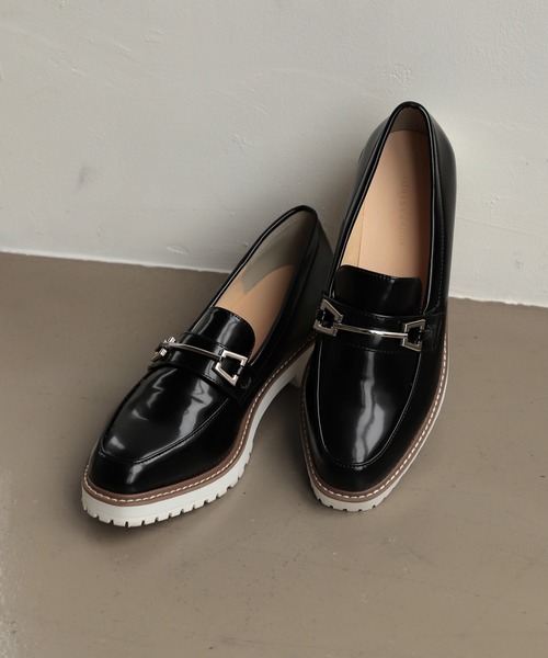 PAGEBOY（ページボーイ）の「モードローファー（ローファー・レディース・ブラック/ダークブラウン/ホワイト系その他・MEDIUM/LARGE）」の3枚目の写真