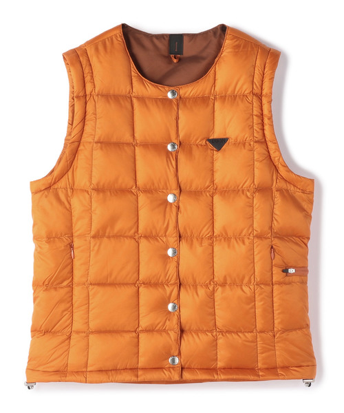 TAION（タイオン）の「TAION EXTRA / クルーネックインナーダウンセット WOMENS（ダウンジャケット/コート・レディース・グレー/カーキ/オリーブ/ホワイト/ブラック/ネイビー/ピンク/オレンジ・X-LARGE/SMALL/MEDIUM/LARGE）」の22枚目の写真