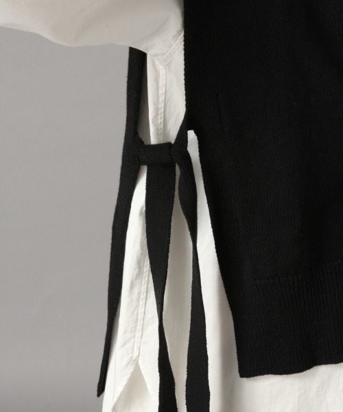 LOWRYS FARM（ローリーズファーム）の「サイドスリットベスト　869121（ベスト・レディース・ブラック/ベージュ/グリーン・FREE）」の11枚目の写真