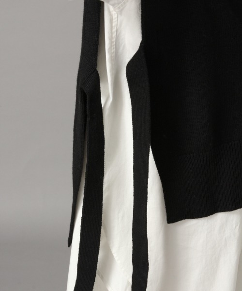 LOWRYS FARM（ローリーズファーム）の「サイドスリットベスト　869121（ベスト・レディース・ブラック/ベージュ/グリーン・FREE）」の12枚目の写真