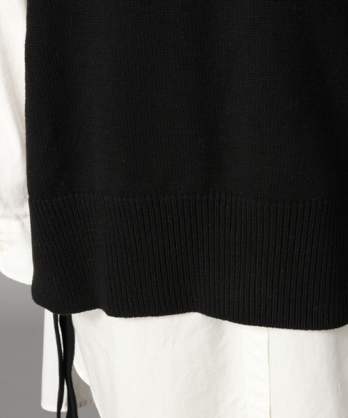 LOWRYS FARM（ローリーズファーム）の「サイドスリットベスト　869121（ベスト・レディース・ブラック/ベージュ/グリーン・FREE）」の13枚目の写真