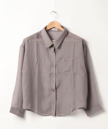 flower | バルーンシアーシャツ(シャツ/ブラウス)