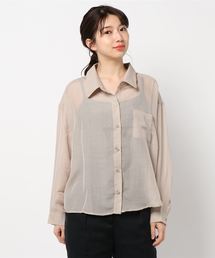 flower | バルーンシェアシャツ(シャツ/ブラウス)