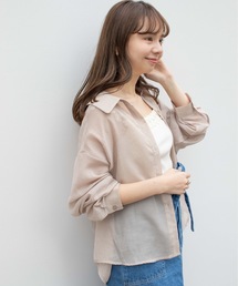 flower | バルーンシアーシャツ(シャツ/ブラウス)