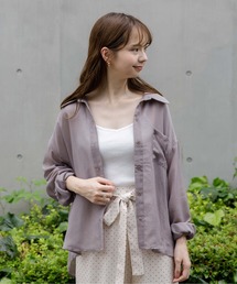 flower | バルーンシアーシャツ(シャツ/ブラウス)