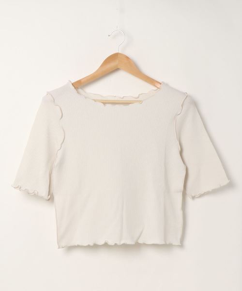 archives（アルシーヴ）の「アウトロックワッフルプルオーバー（Tシャツ/カットソー・レディース・オフホワイト/グリーン/ブルー/モカ/レンガ/ブラック・MEDIUM）」の14枚目の写真